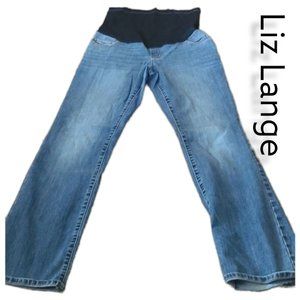 Liz Lange Maternity Size 8 Boot Cut Denim Jeans